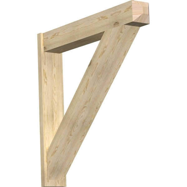 Ekena Millwork Traditional Craftsman Rough Sawn Outlooker, Douglas Fir, 8"W x 48"D x 48"H OUT08X48X48TRA04RDF - main